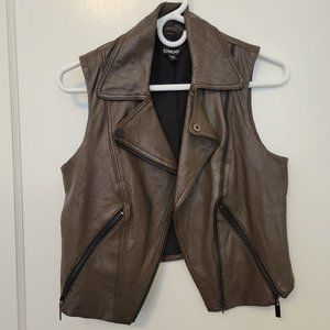 Bebe leather vest